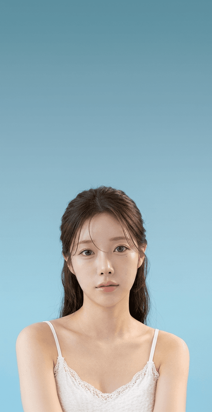 갸름하고 입체적인
얼굴 라인의 완성